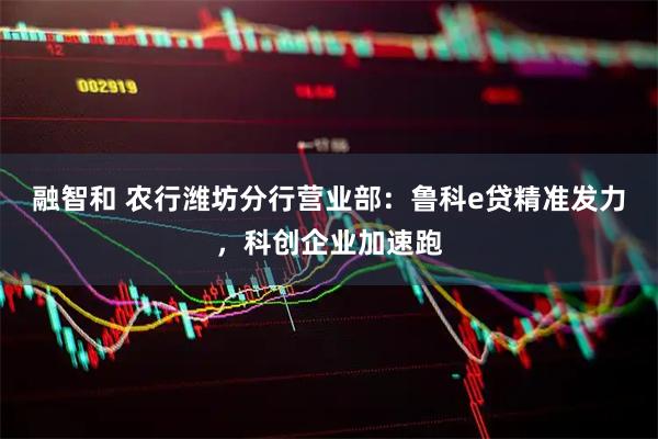 融智和 农行潍坊分行营业部：鲁科e贷精准发力，科创企业加速跑