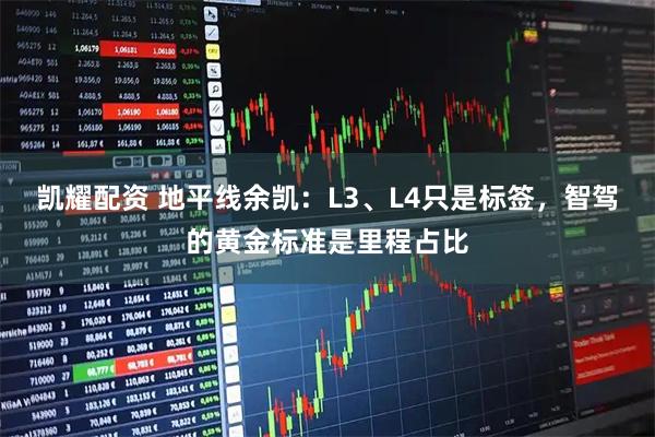 凯耀配资 地平线余凯：L3、L4只是标签，智驾的黄金标准是里程占比